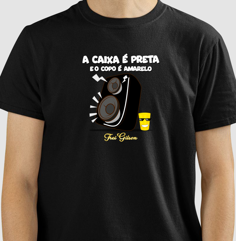 A Caixa é Preta e o Copo é Amarelo - Frases Frei Gilson