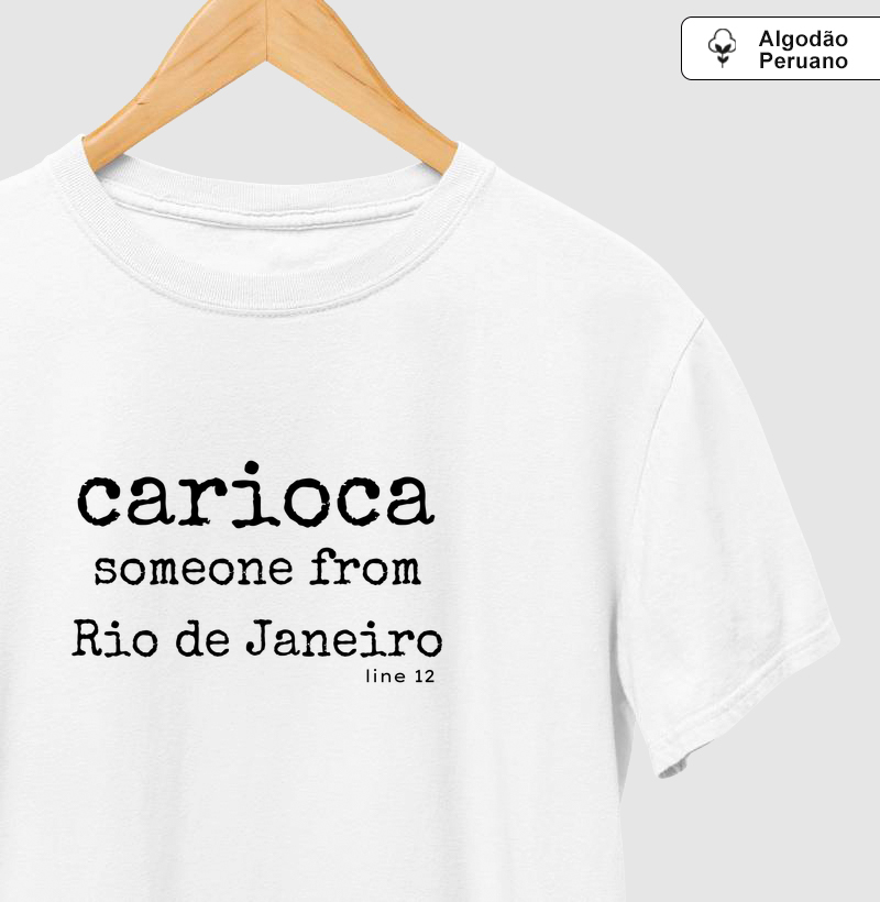 CARIOCA EM BRANCO | PRETO