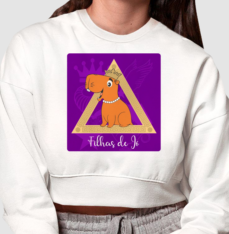 Cropped Moletom Juelma Filhas de Jó - Mr. GADU