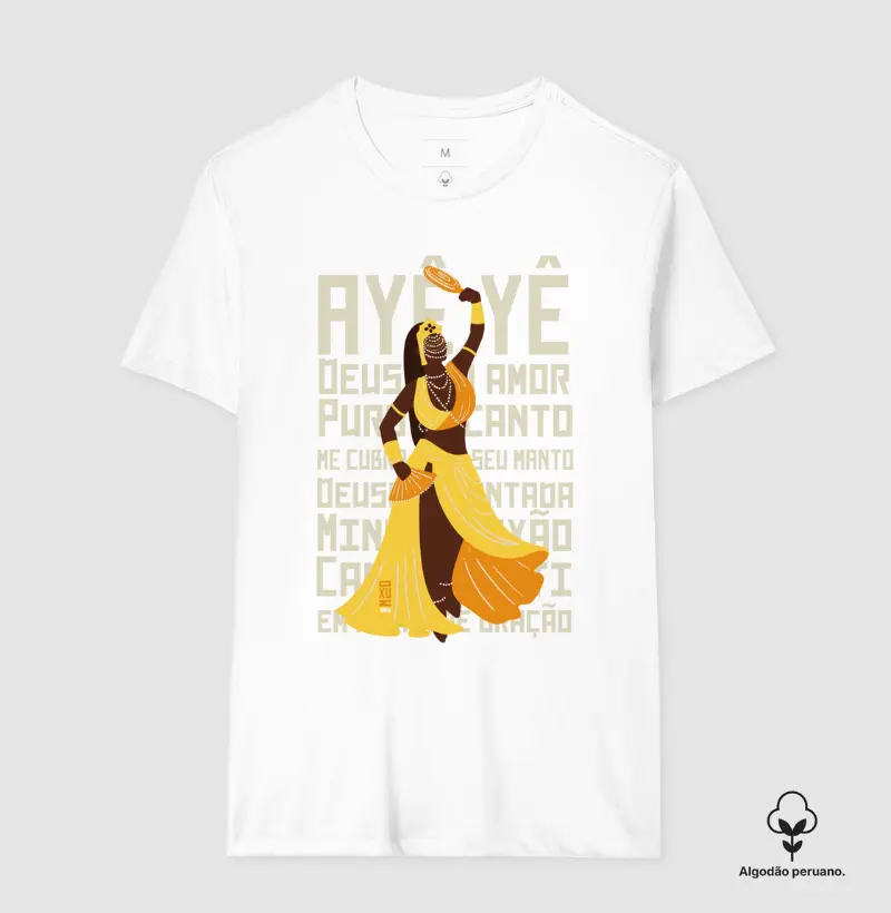 Algodão Peruano Oxum Deusa do Amor Maria Patuá
