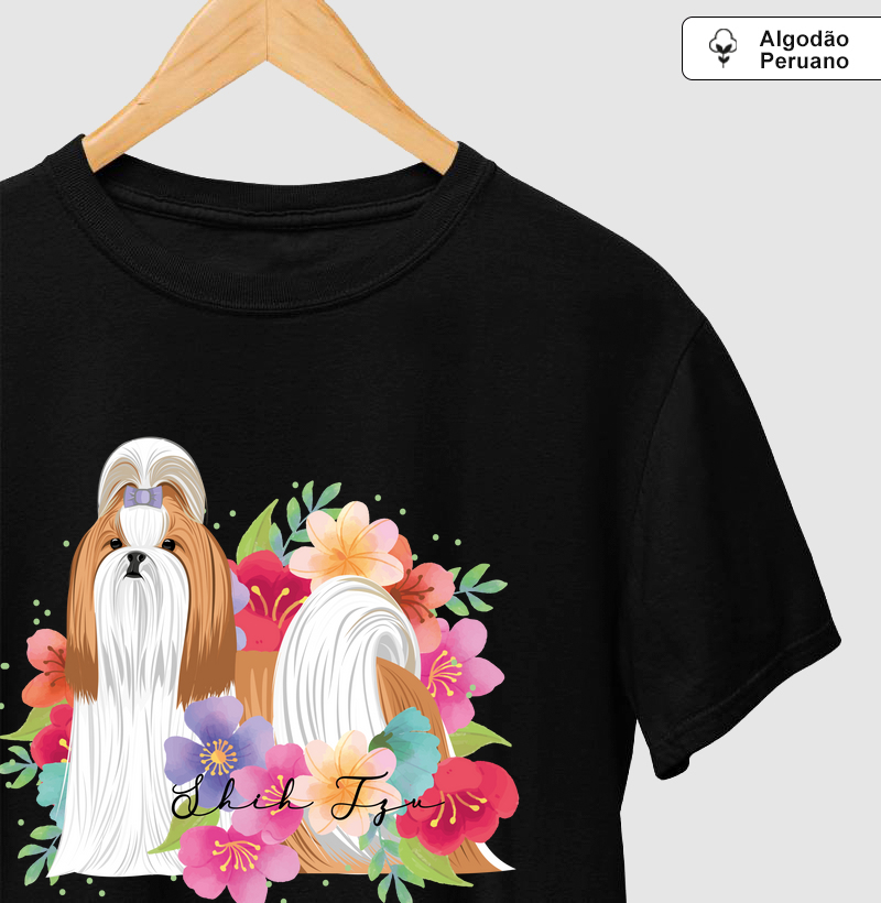Shih Tzu Top Knot Floral