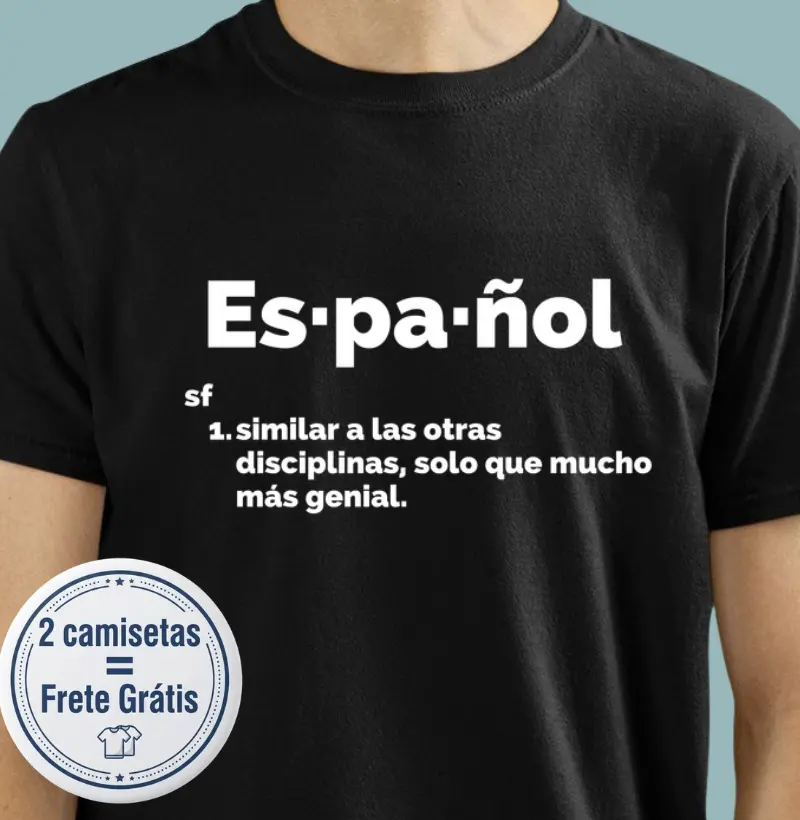 Camiseta Premium Espanhol