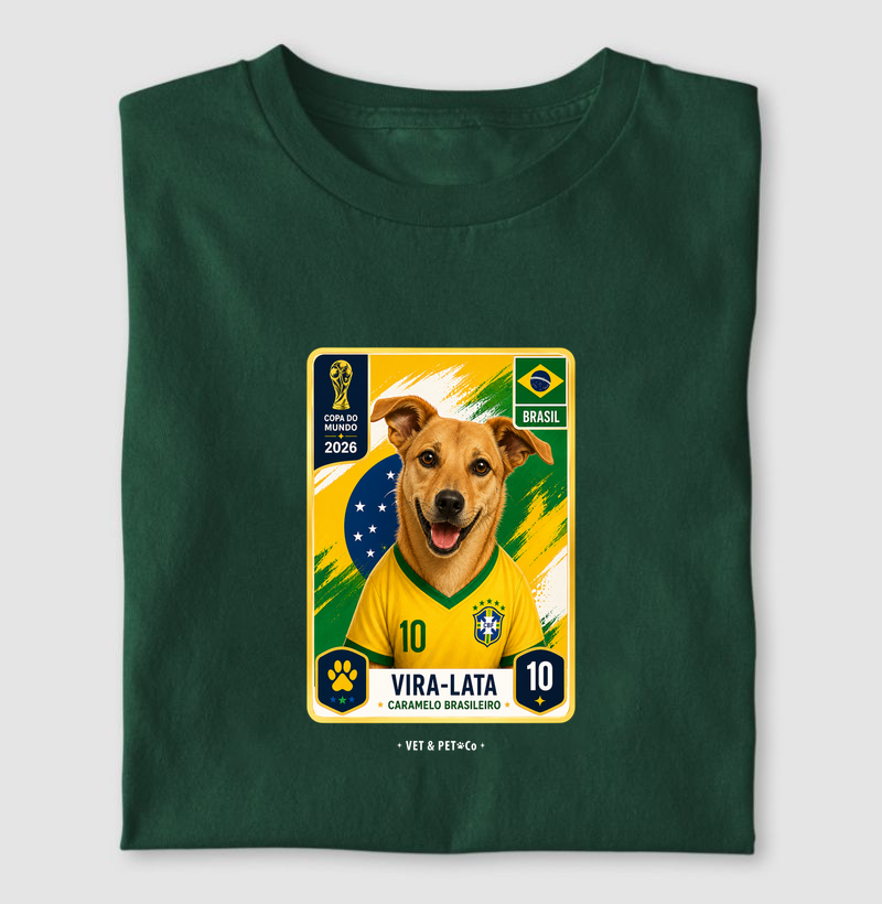 Vira-lata Caramelo Brasileiro - Versão Copa do Mundo