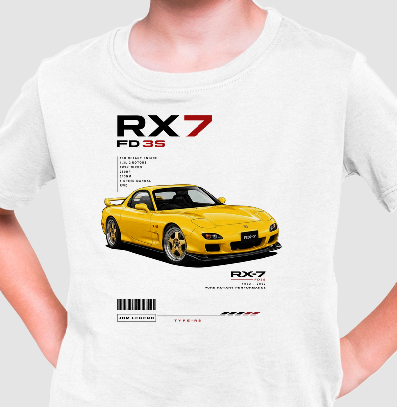 Camiseta infantil RX7