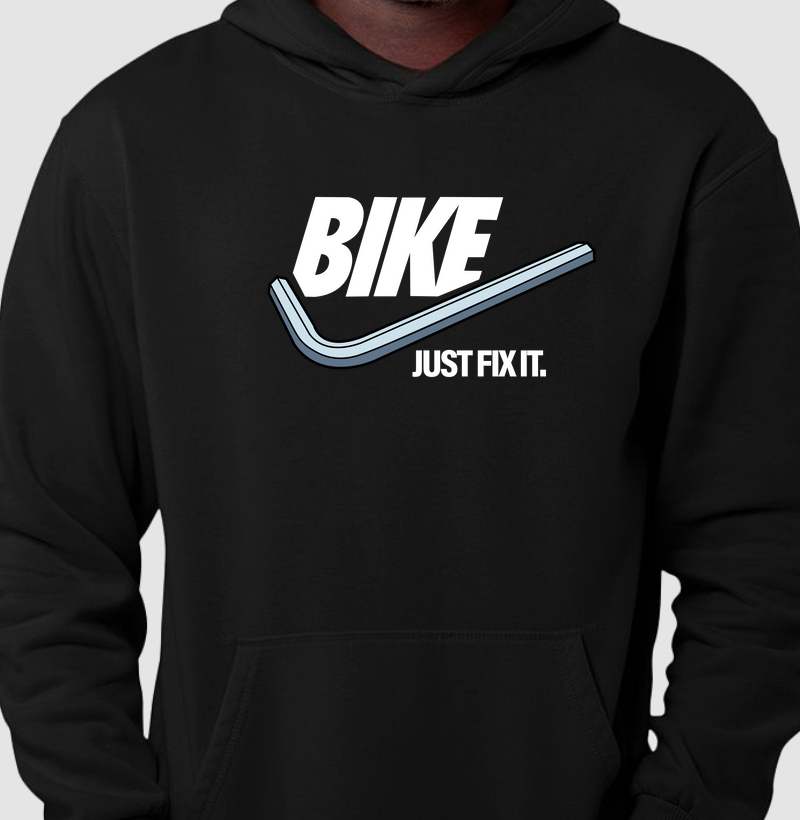 Moletom Capuz Just Fix It Bike - GoodTrail