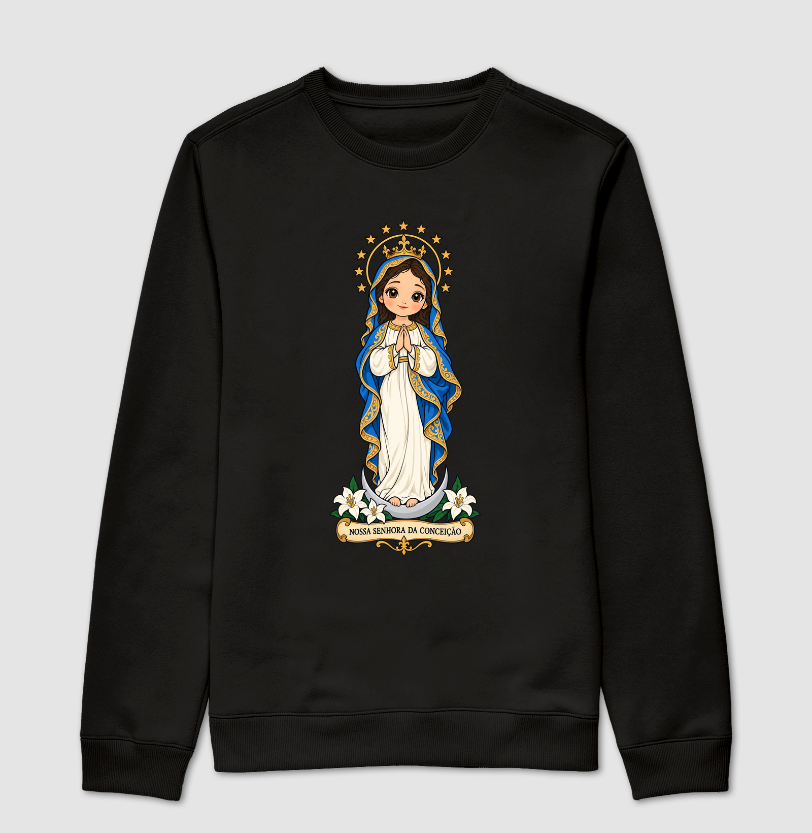 Nossa Senhora da Conceição estilo chibi