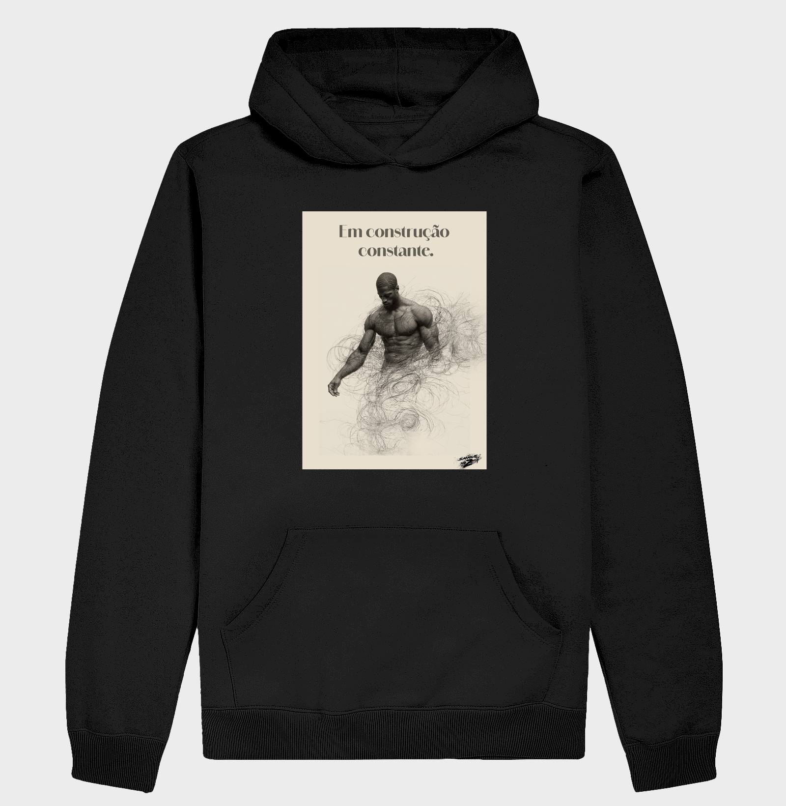 Em construção constante. - Hoodie Moletom