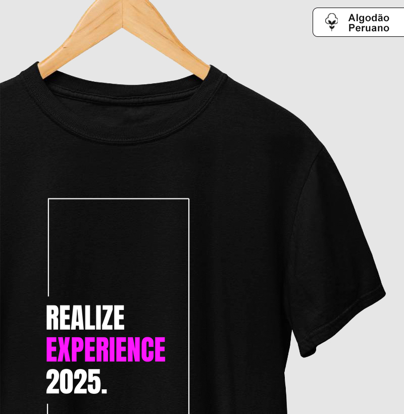 REALIZE EXPERIENCE – FORMA (Camiseta Algodão Peruano)