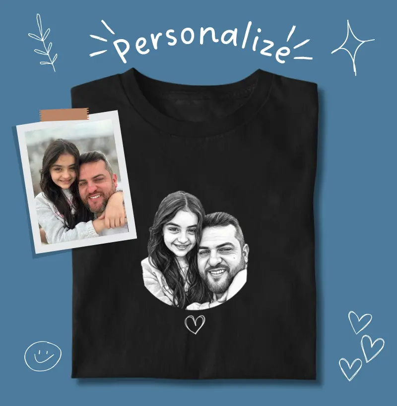 Pai - Gravura a mão