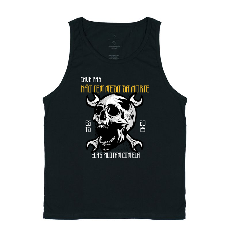 Regata Motociclista Caveiras não tem medo da morte