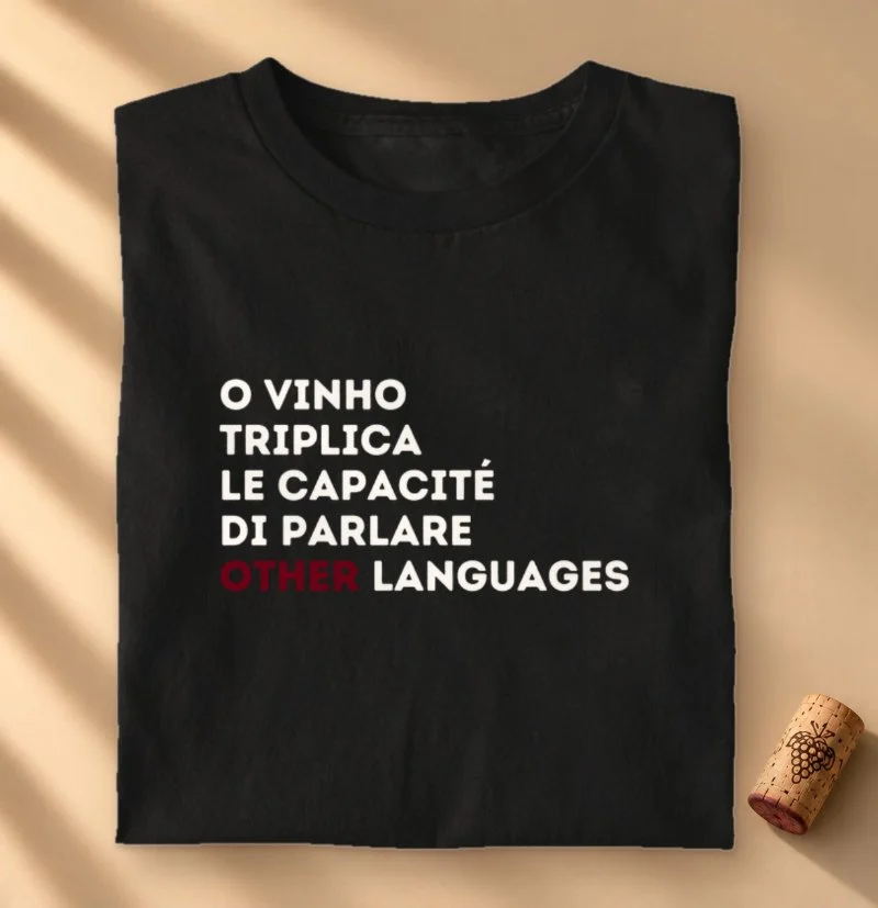 Camiseta O Vinho Triplica 