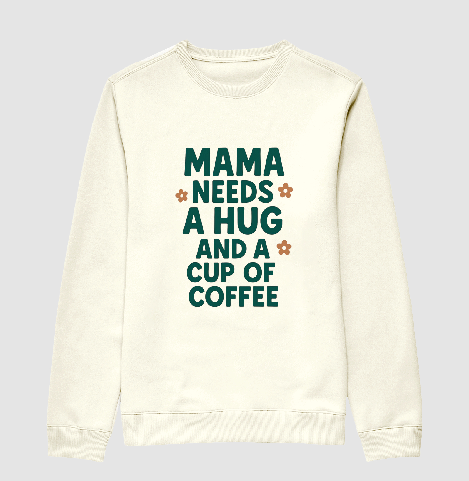 Camiseta Mama needs a hug and a cup of coffee