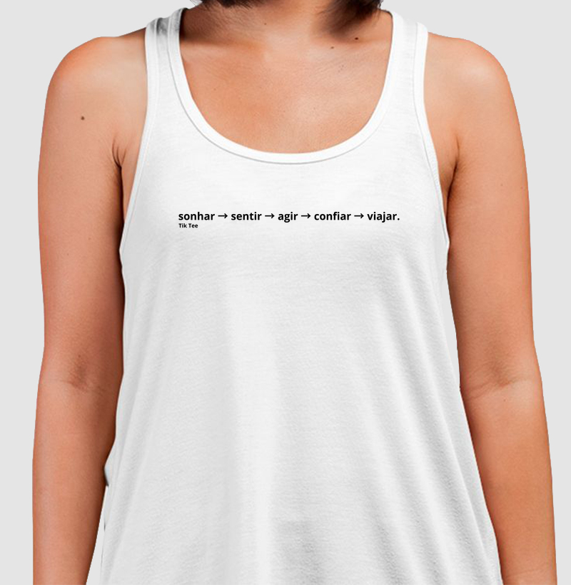 sonhar → sentir → agir → confiar → viajar