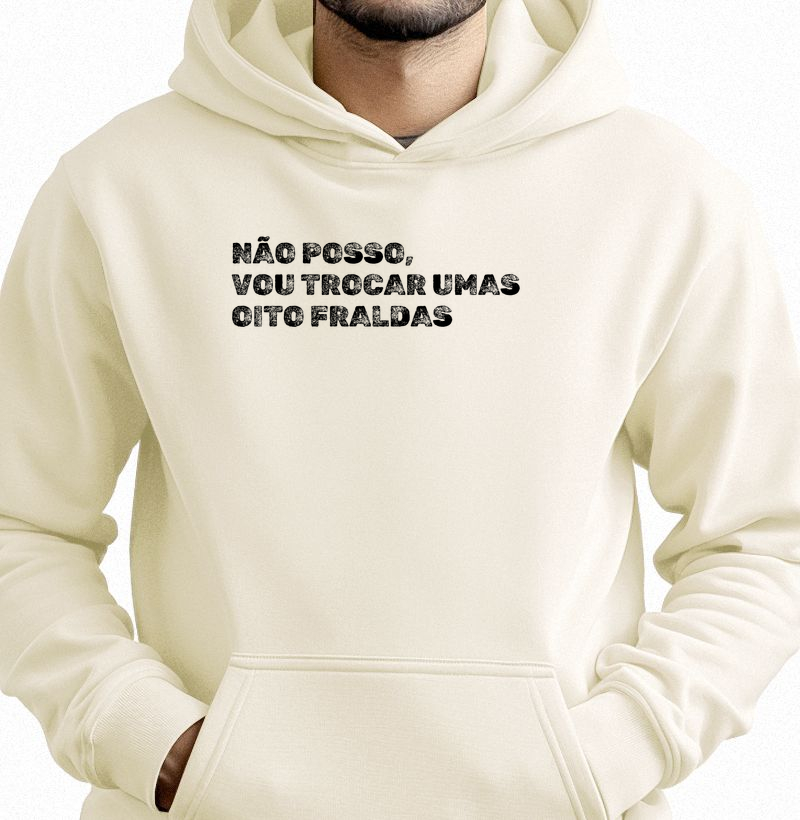 Não Posso, Vou Trocar Umas Oito Fraldas – Moda Divertida para Pais e Mães