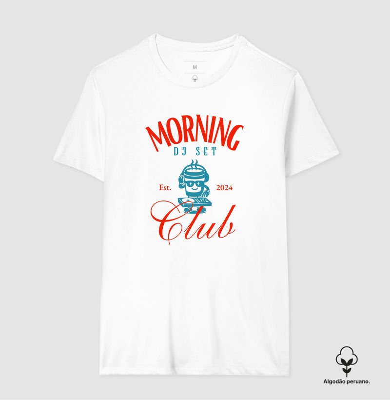 Morning DJ Set Club (algodão peruano)