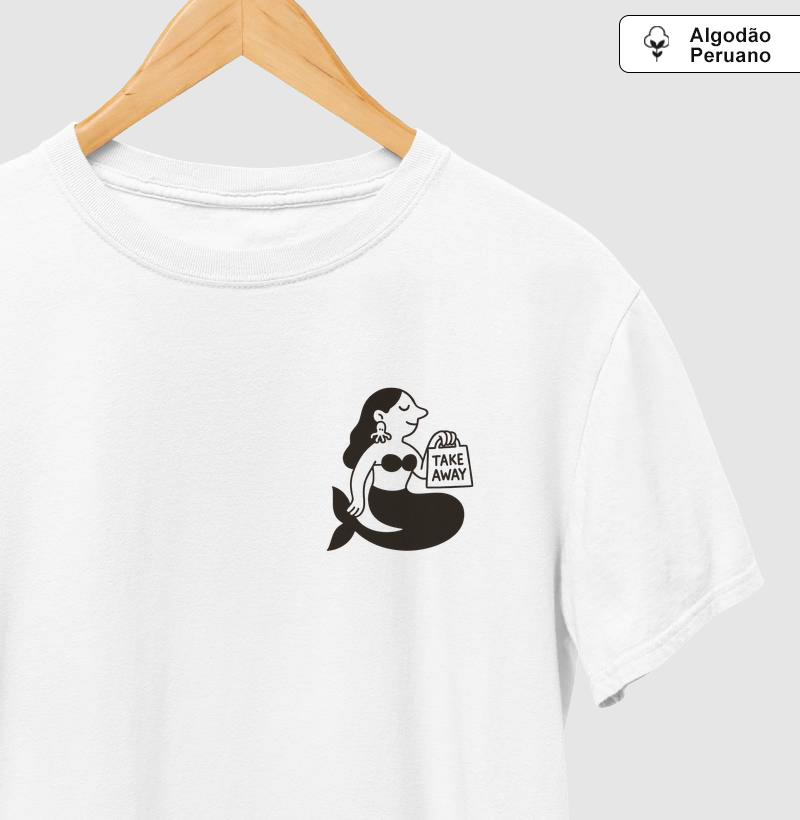 Camiseta Sereia Take Away - por Maísa Campos