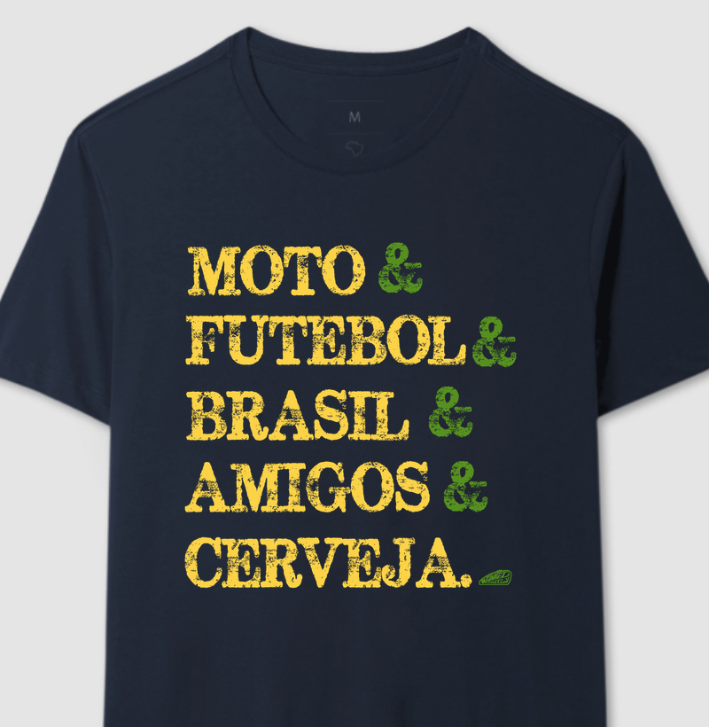 Moto Futebol Brasil Amigos Cerveja