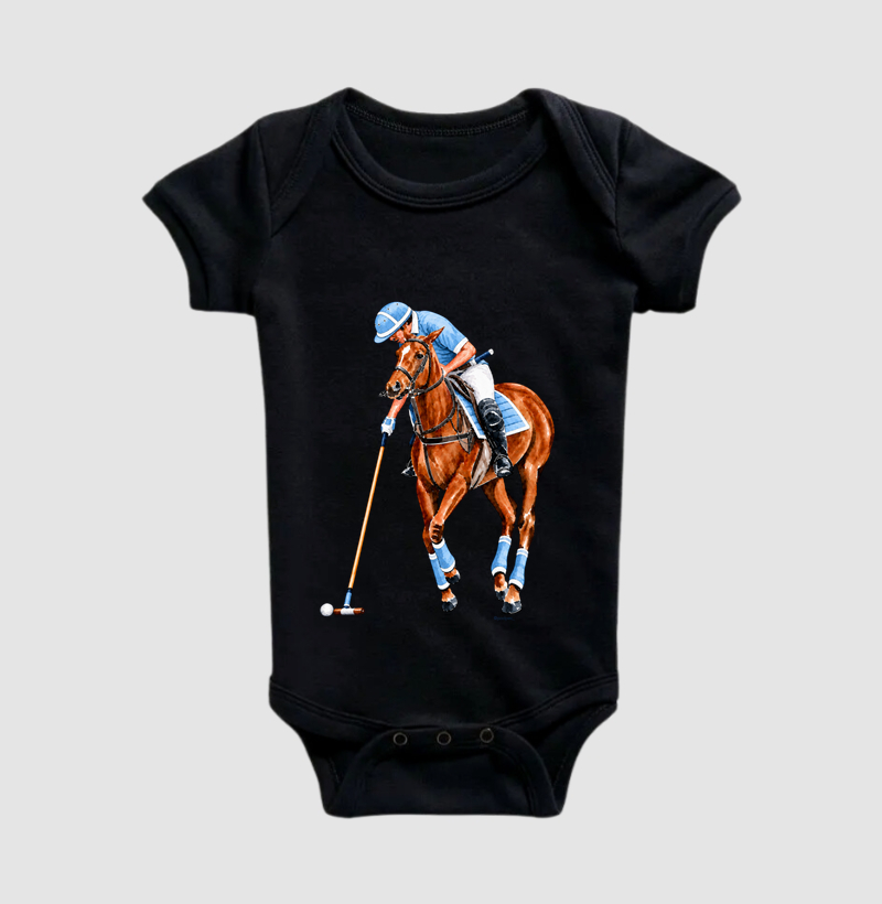 Polo -  Celeste - Body Infantil