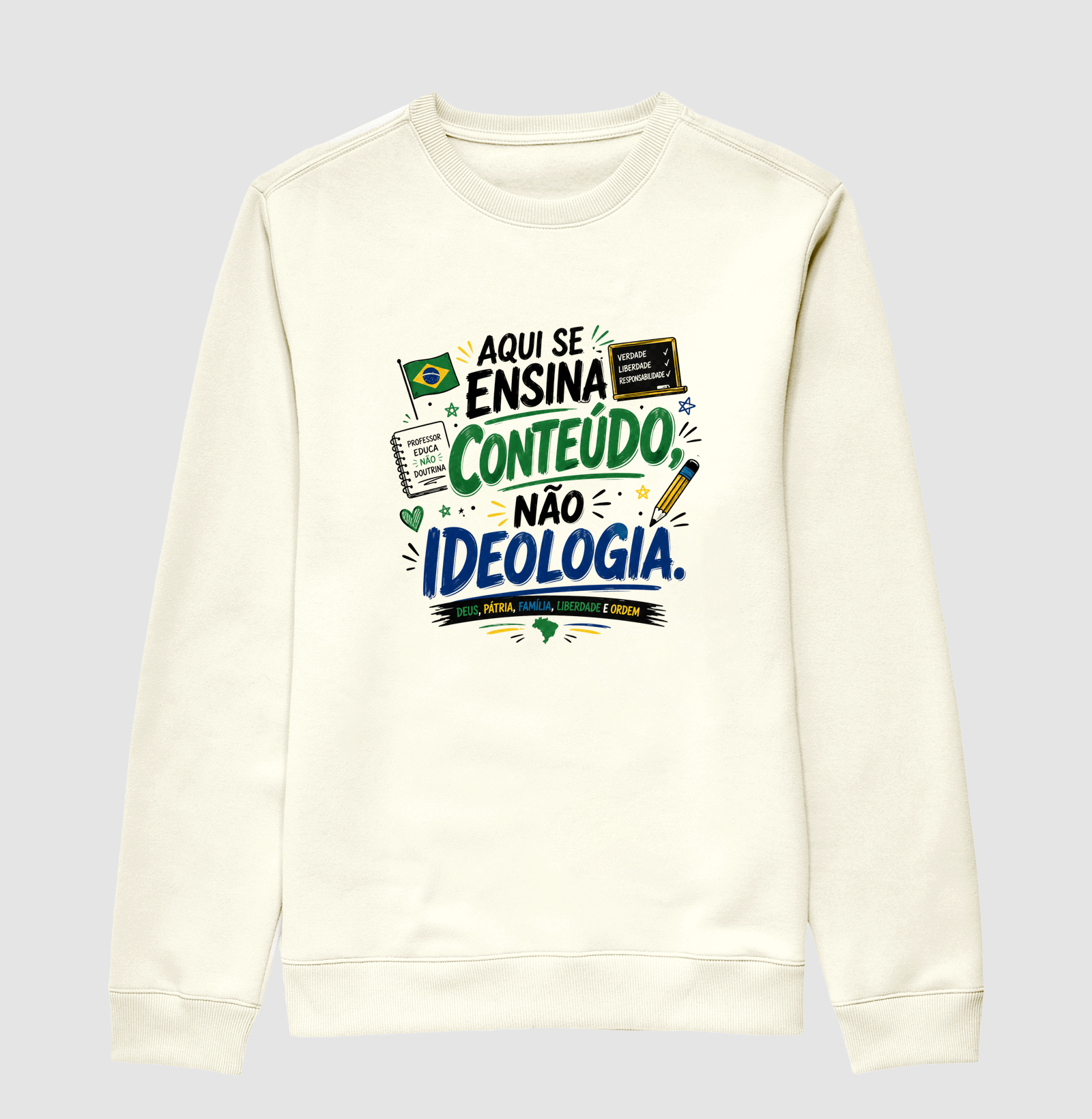Aqui se Ensina Conteúdo, Não Ideologia