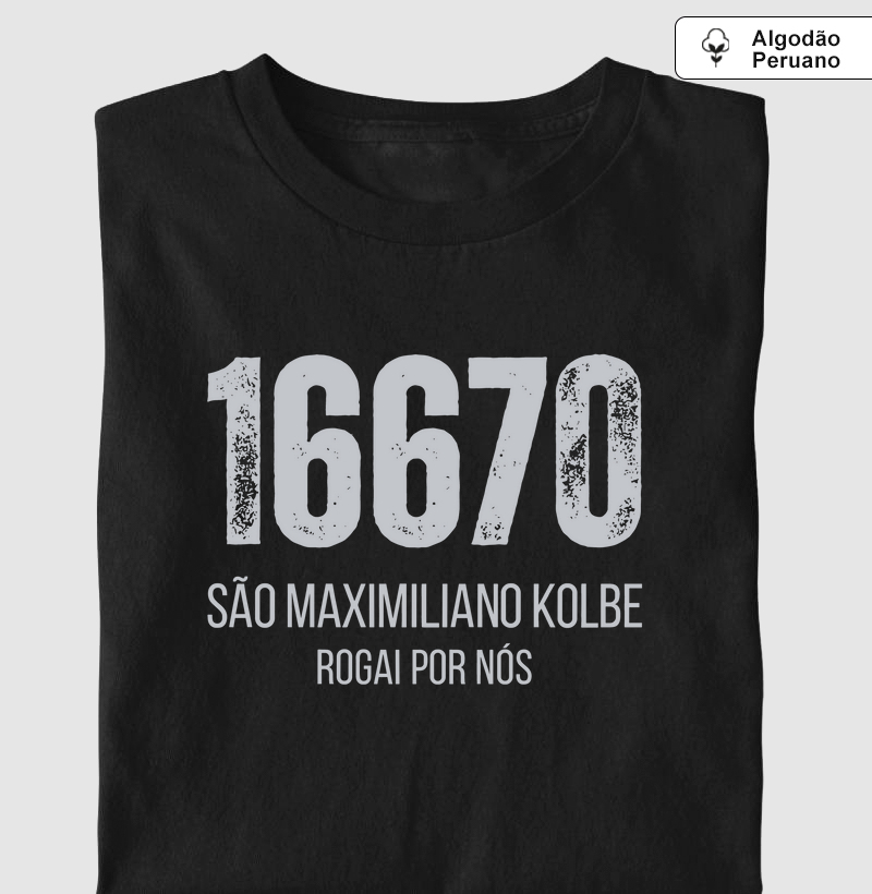 São Maximiliano Kolbe 16670 - Algodão Peruano