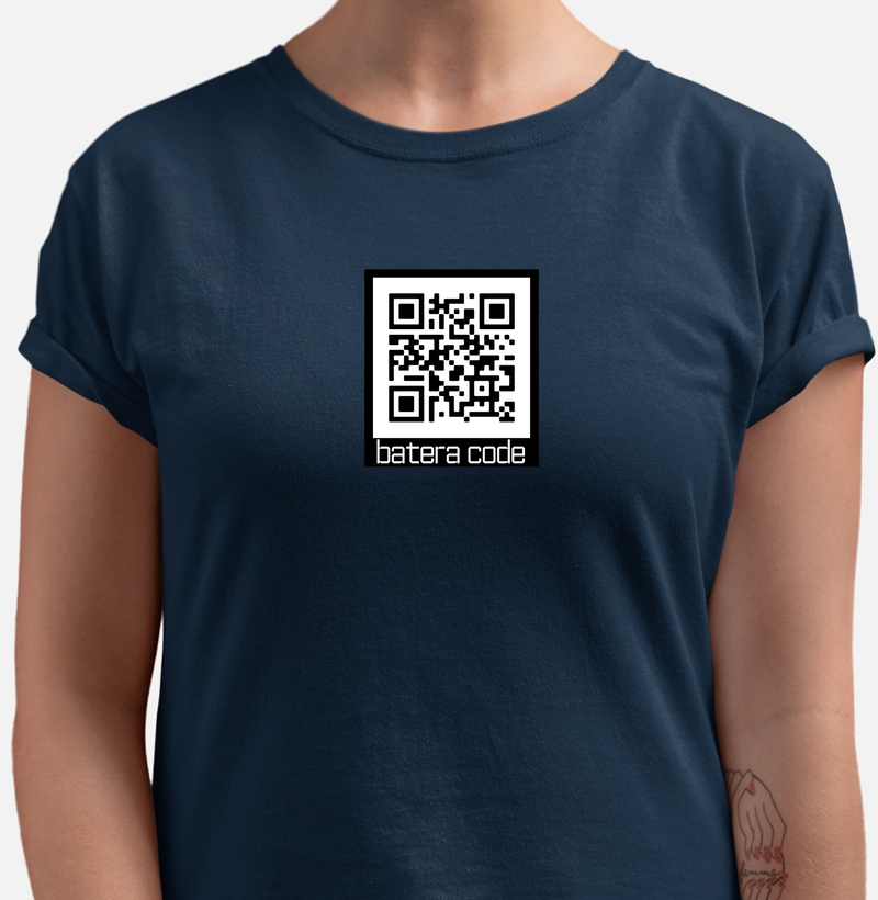 Camiseta Batera QR Code