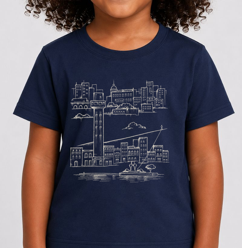 Cidade Alta, Cidade Baixa - Camiseta Infantil