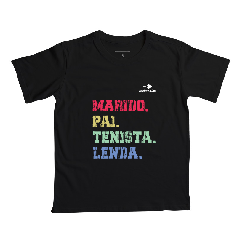 Camiseta Tênis - Pai Tenista Lenda