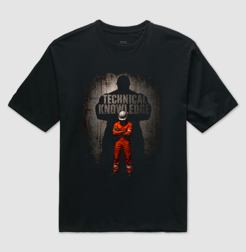 Conhecimento Técnico - Camiseta Oversized
