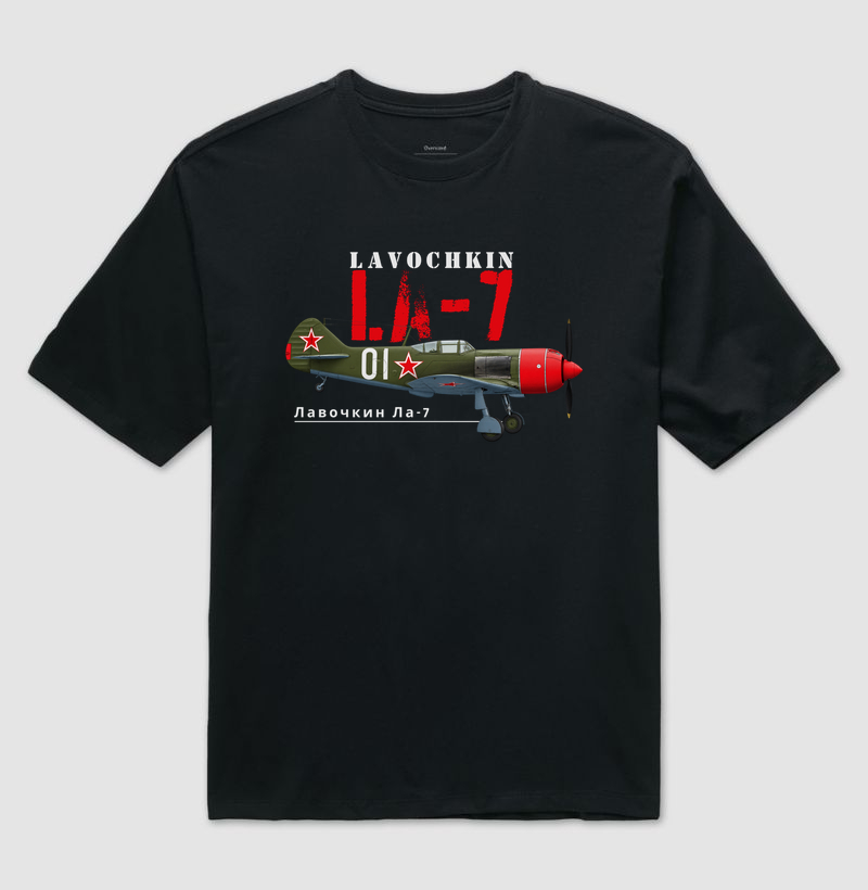 Lavochkin LA-7 - Camiseta Oversized