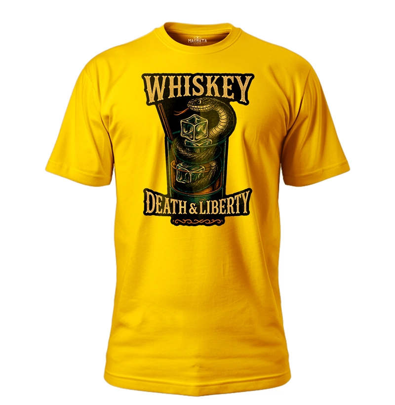 Camiseta Country Whiskey Death & Liberty Magnata556