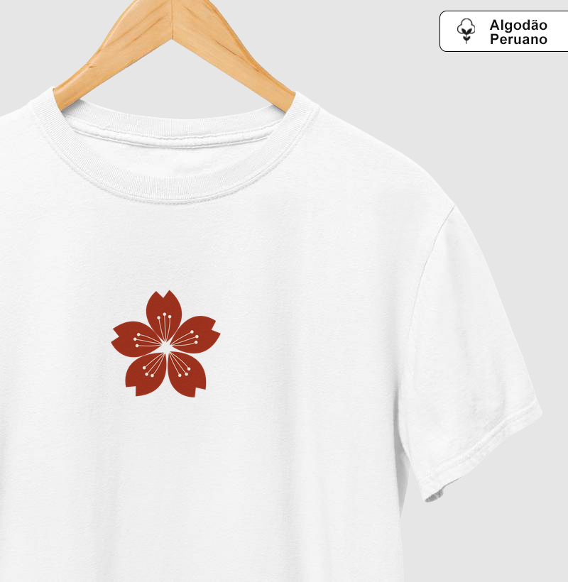Camiseta Algodão Peruano Sakura
