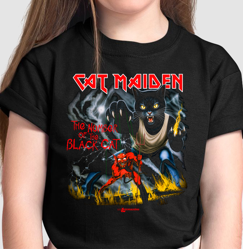 Cat Maiden | The Number of Black Cat - Camiseta Infantil