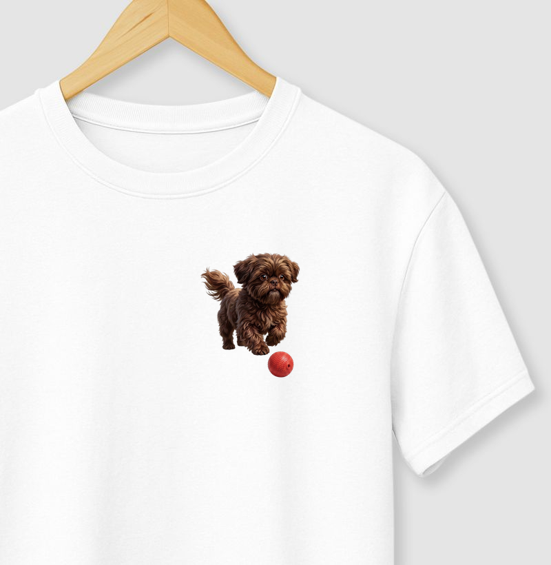 Shih Tzu Marrom Minimalista