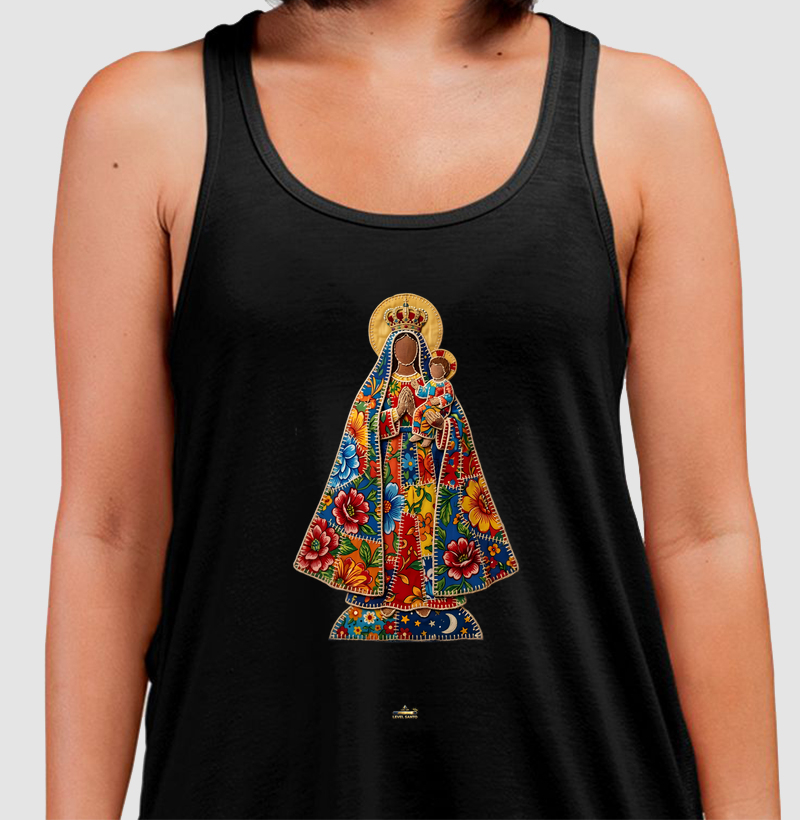 Nossa Senhora - Modelo Retalho Junino