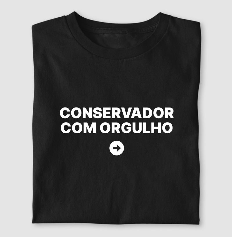 Camiseta Conservador com orgulho