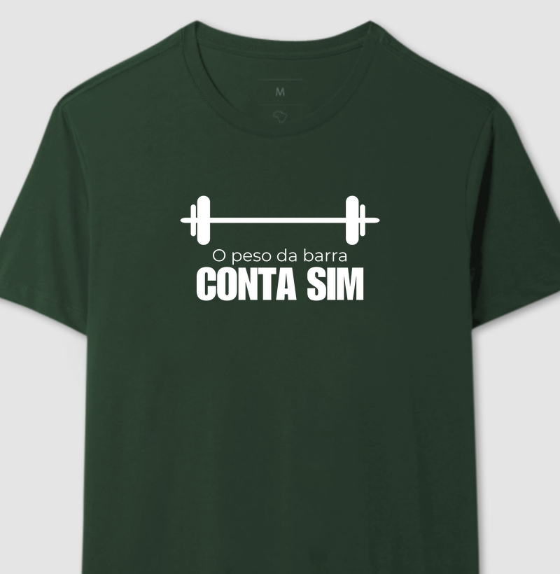 O peso da barra conta sim