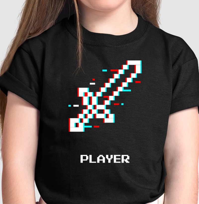 PIXEL SWORD PLAYER – Think Tee