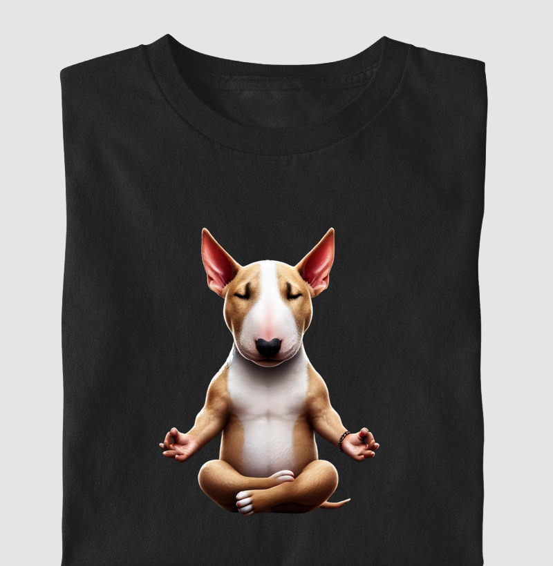 Bull Terrier Meditando