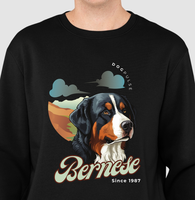 Suéter Moletom Bernese Busto Dog Pulse