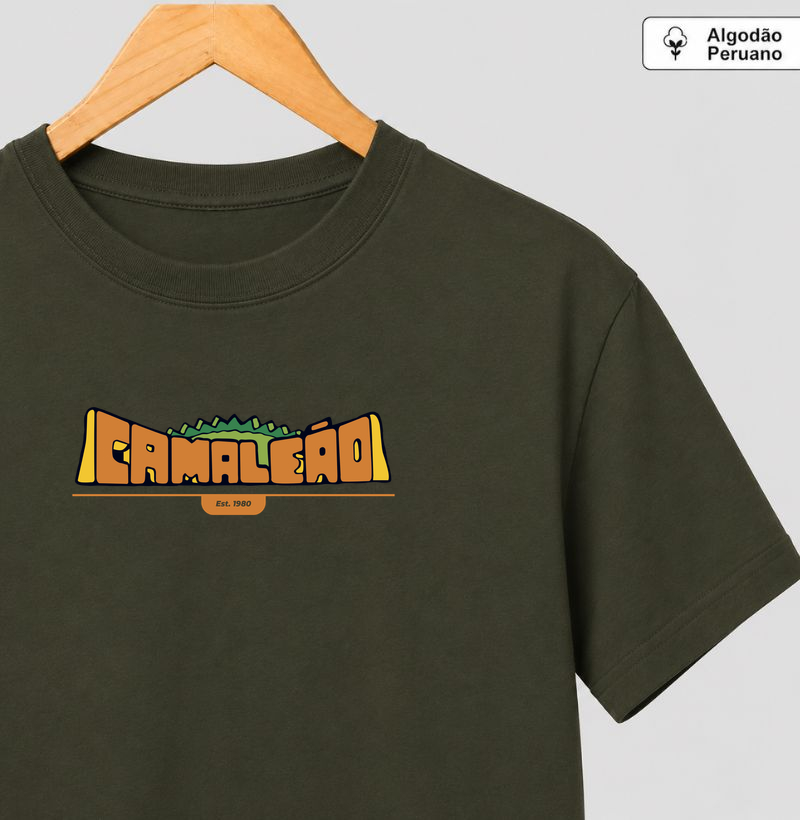 Camiseta Premium Masculina Camaleão - Marca 1980