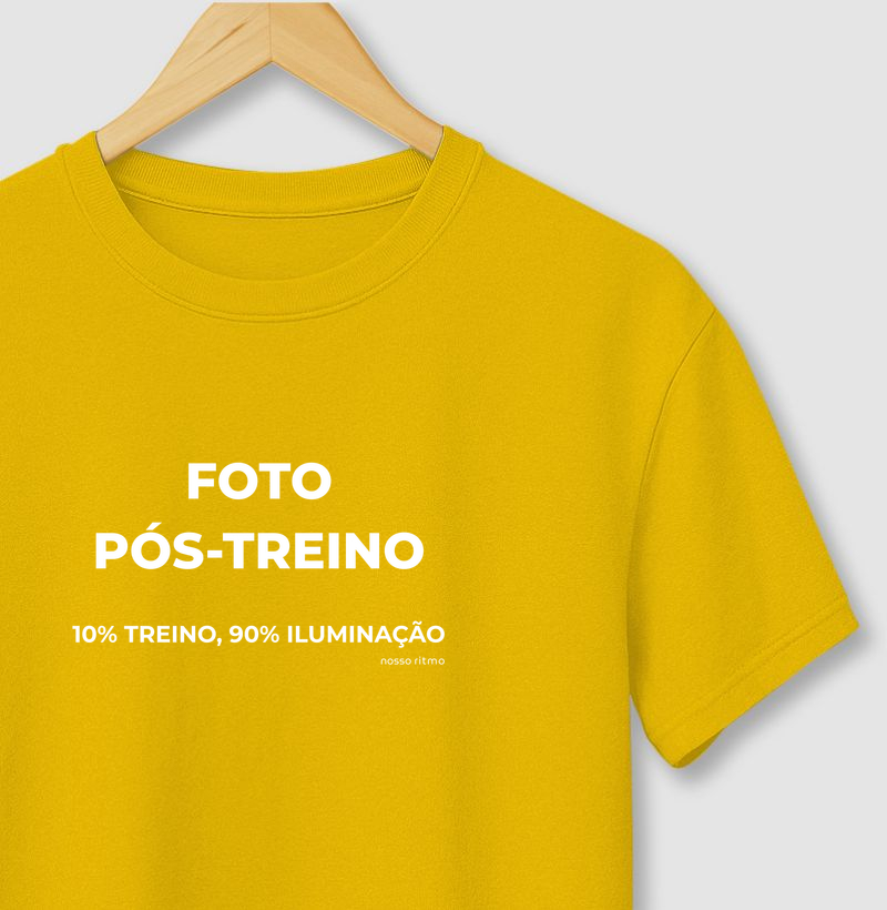 90% Iluminação, 10% Treino | Foto Pós-Treino