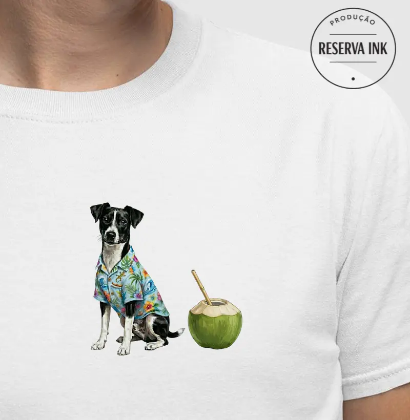 Pinscher Preto e Branco - Férias