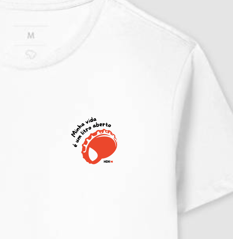 Camiseta Litro aberto