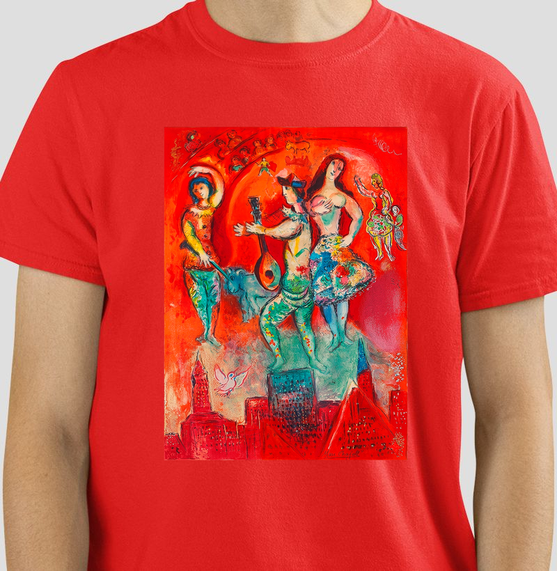 Camiseta Marc Chagall Carmen The Red Circus 