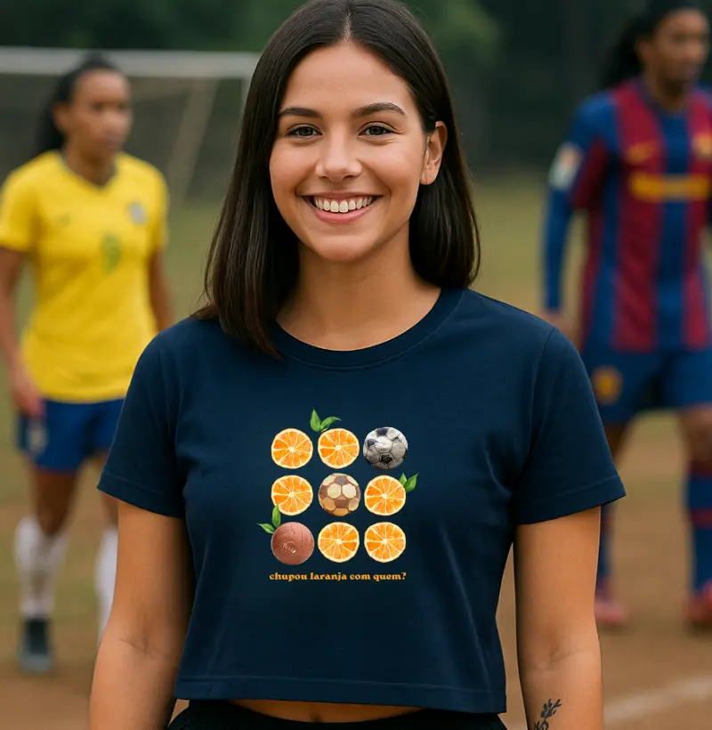 Chupou laranja com quem?