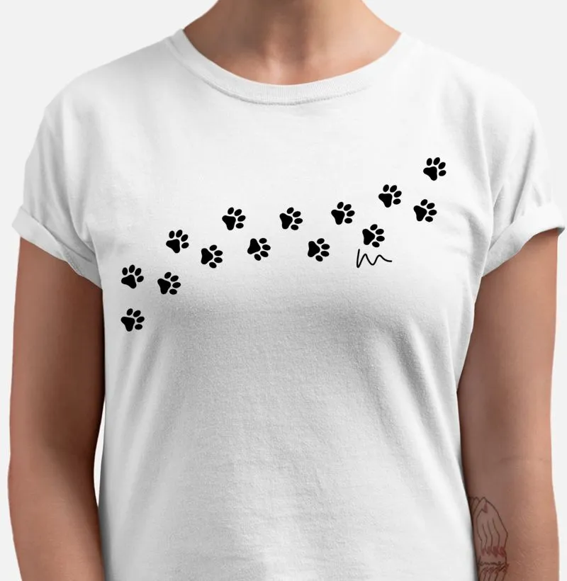 Camiseta Premium Algodão Peruano Patinhas 