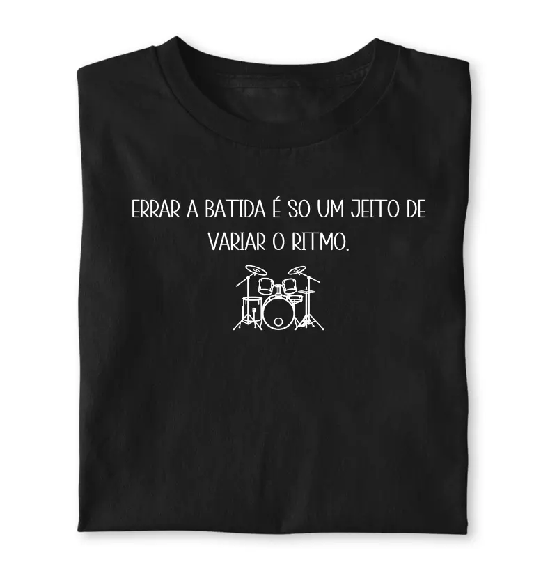 Errar a batida é apenas um jeito de variar o ritmo
