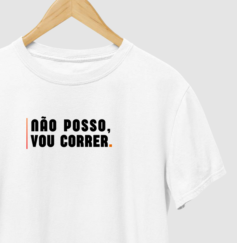 Camiseta Fawk - Não posso, vou correr