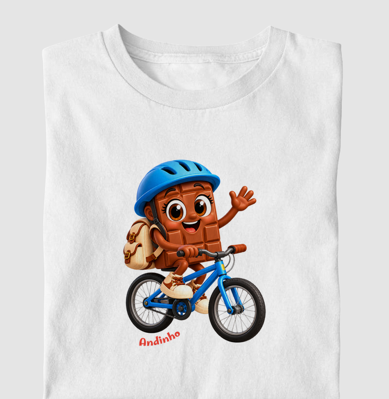 Andinho Ciclista - Camiseta Infantil