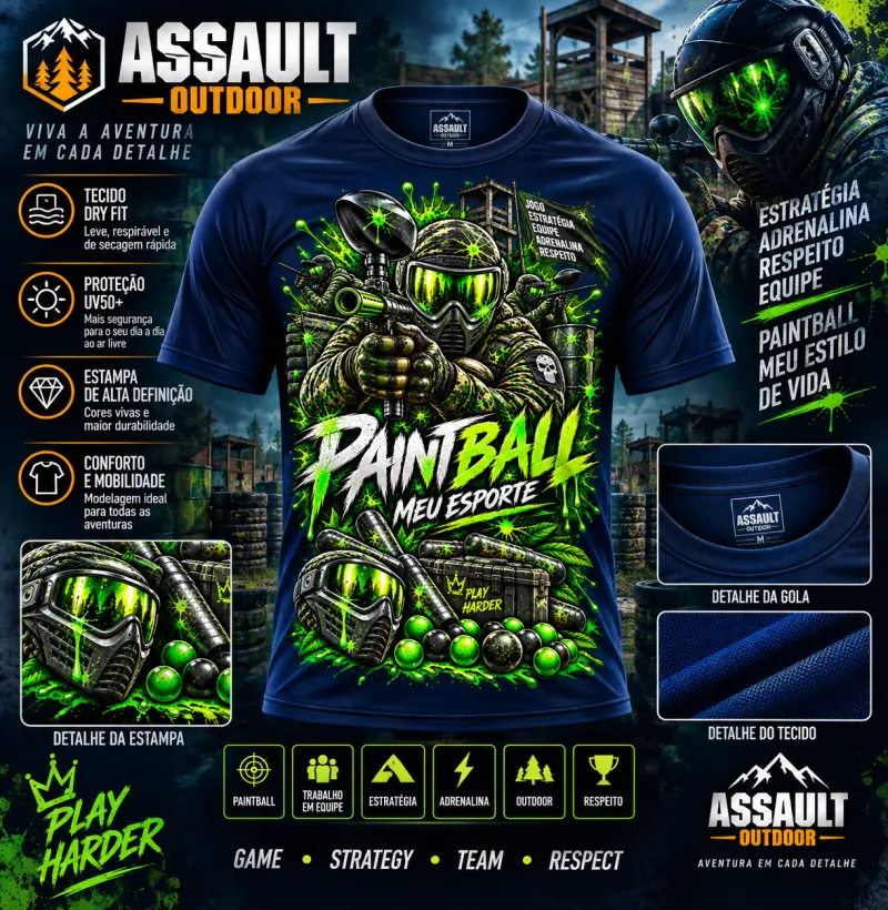 PAINTBALL MEU ESPORTE - Camiseta